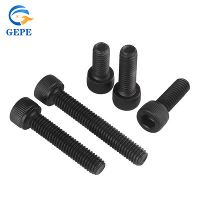 DIN912 écrous et boulons Noir Hexagon Socket vis Alloy Hexagon Socket Cap vis Hex Boulons