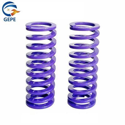 GEPE 55CrSi ressorts de compression en bobine violette, ressorts rectangulaires plats de haute résistance